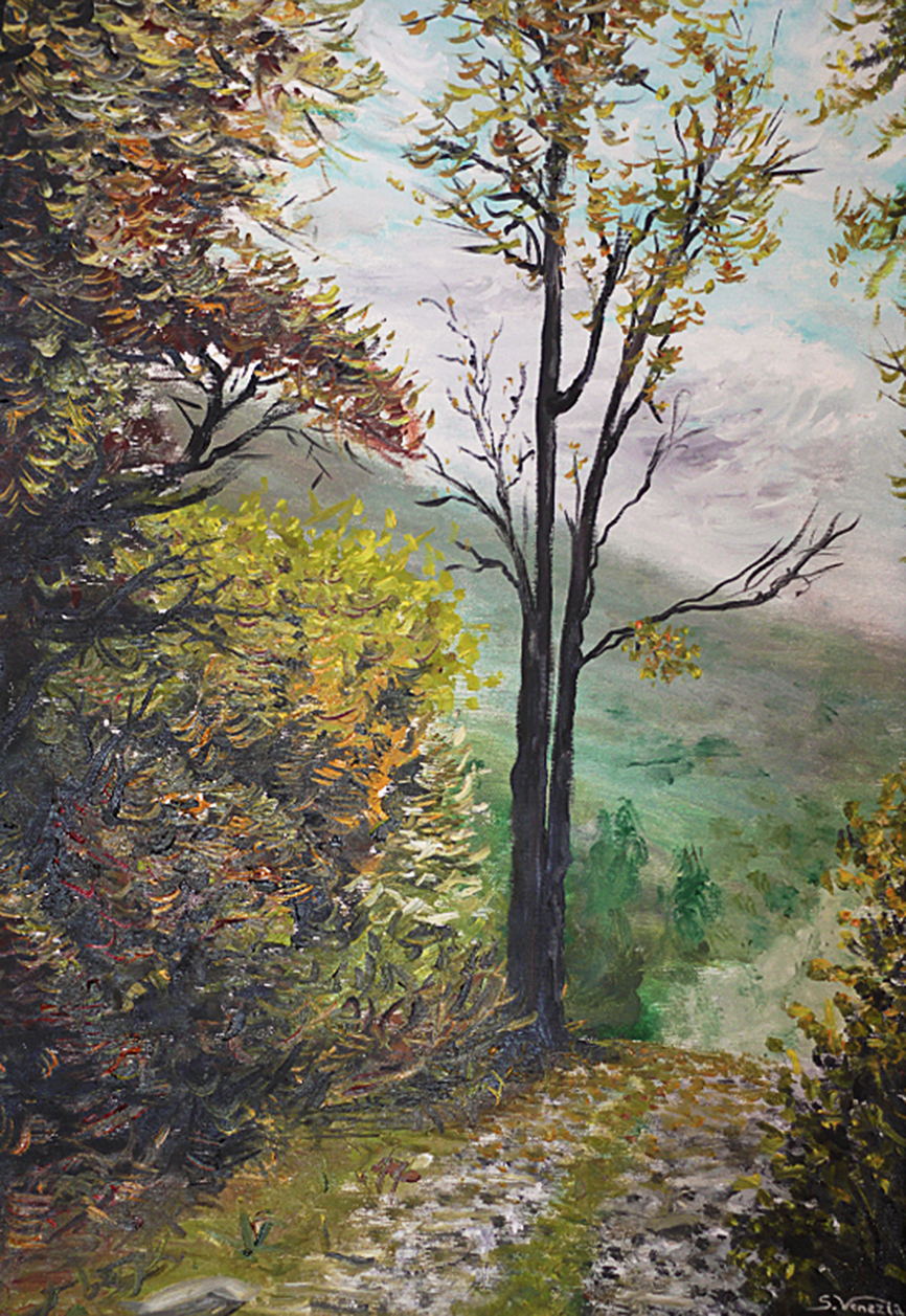 aspetto autunnale - 1989 - oil on canvas - 40x60cm.