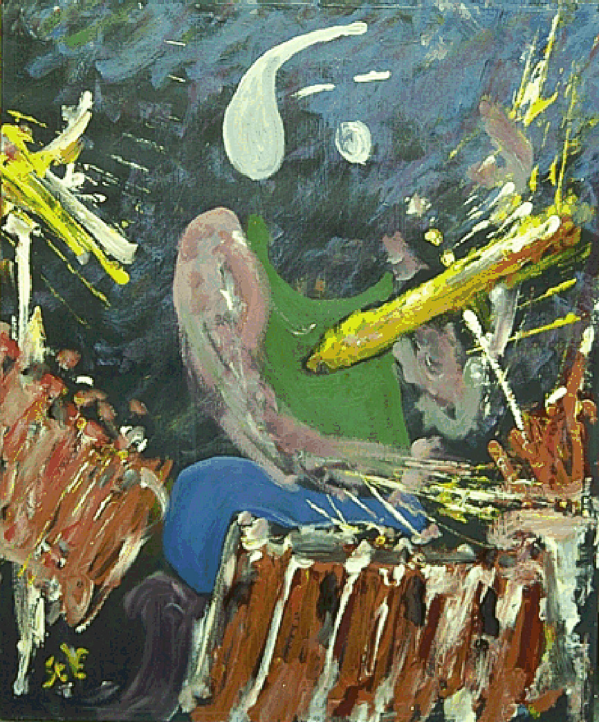 SKERZBAT - 1993 - 40x60cm. - acrylic on canvas